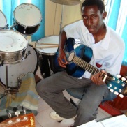 Student During his Practise time
